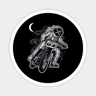 Astronaut Motorbike Ripple XRP Coin To The Moon Crypto Token Cryptocurrency Wallet HODL Birthday Gift For Men Women Magnet